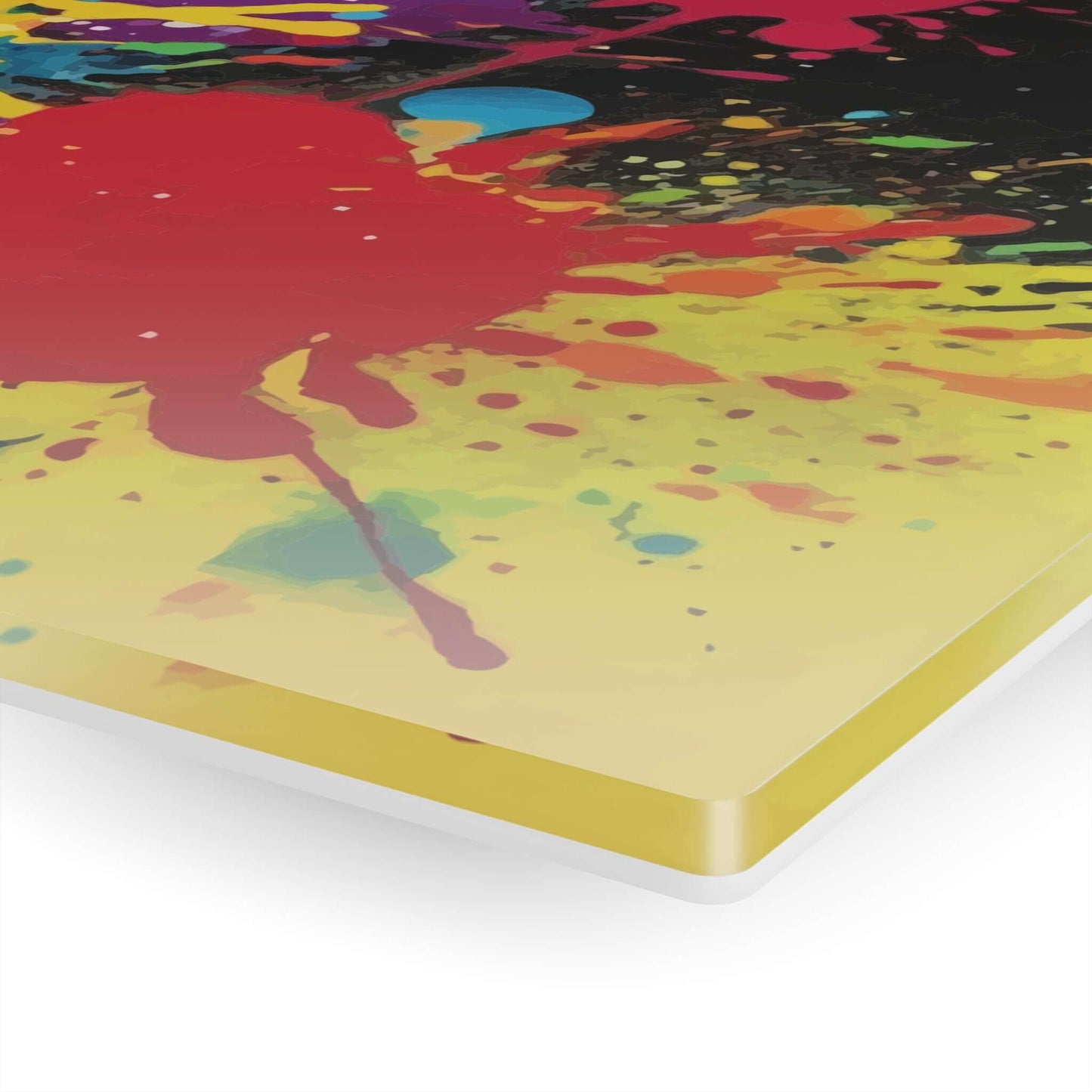 Splatter Paint Acrylic PrintThis high-quality Splatter Paint Acrylic Print adds a touch of artistic flair to any room. Made with durable materials, its vibrant colors and unique design are sure to enhance your home decor. Transform your space with this on