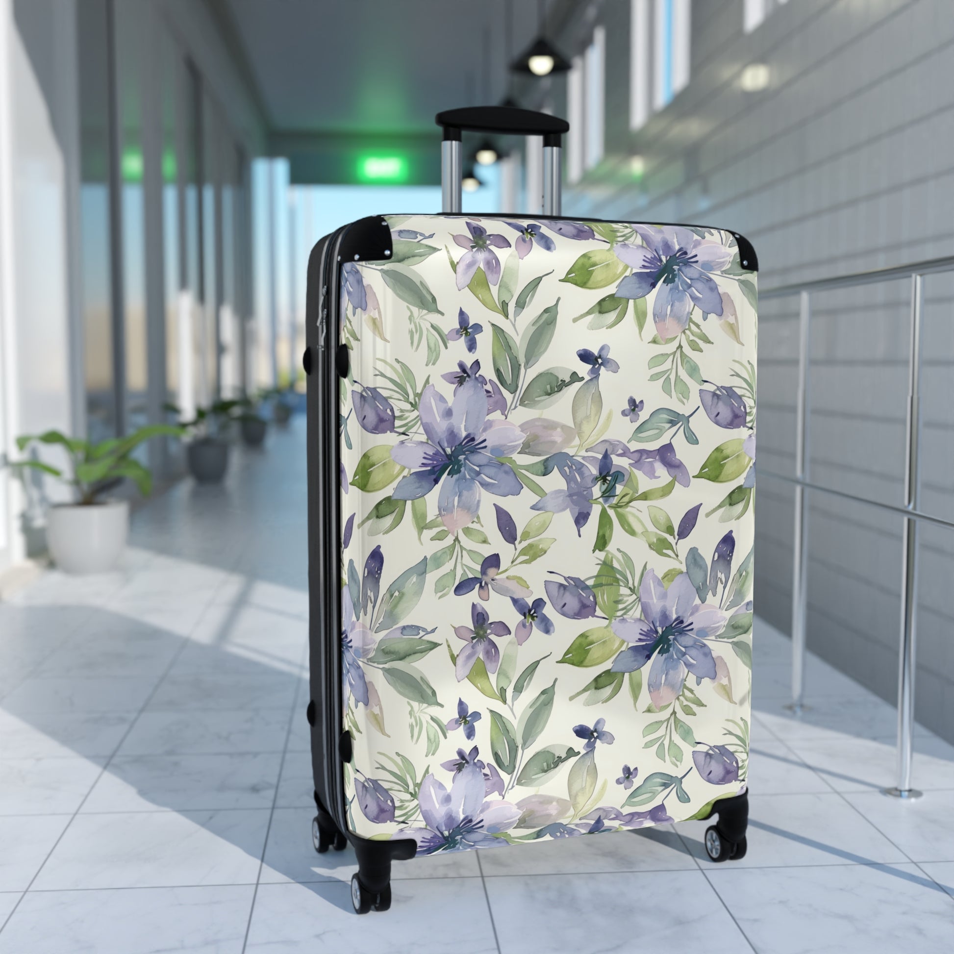 £235.54Blossoming Flower SuitcaseTravel in style with our Blossoming Flower Suitcase. This delicately designed suitcase showcases the beauty of flowers and will make a statement wherever you go. The durable material and functional features ensure a luxuri