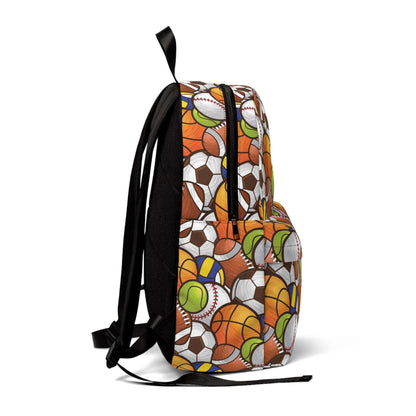 Sports Ball BackpackThis backpack is a game changer! It's perfect for any sports fan, with ample storage for all your gear and a unique design that looks like a giant sports ball. Show off your playful side and make a statement while carrying your essenti