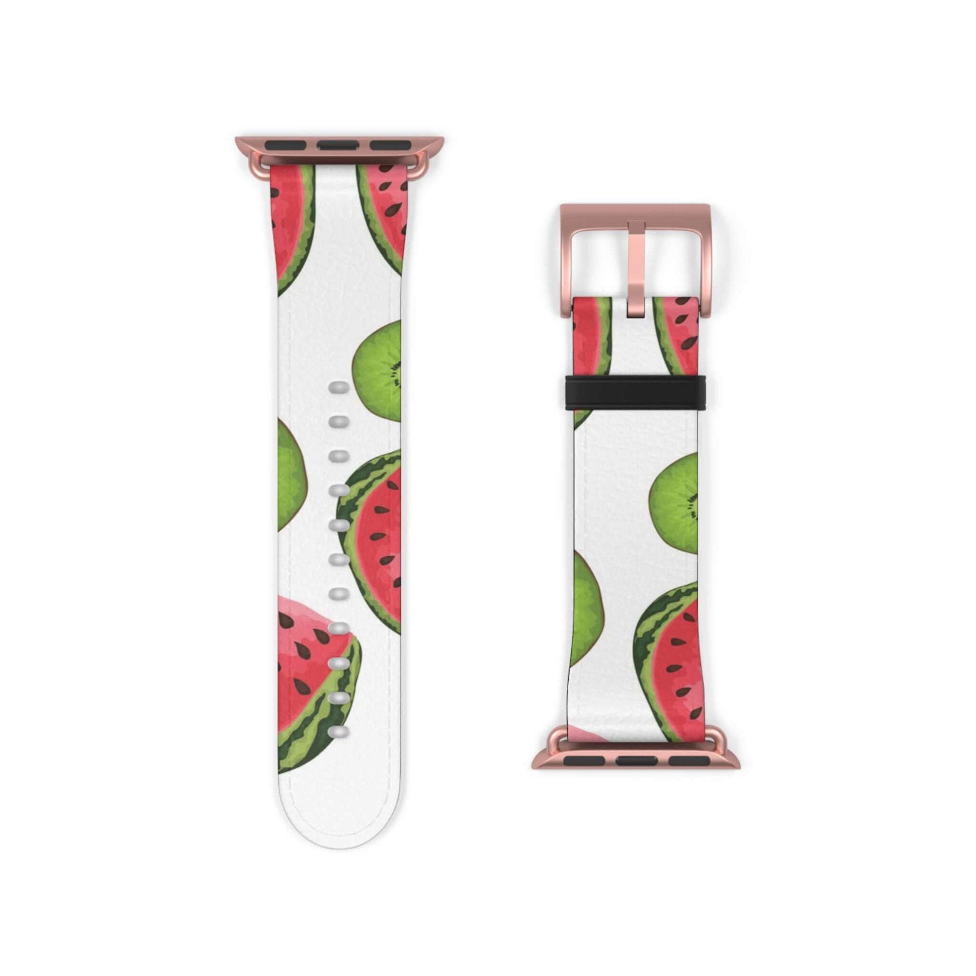 £41.87Kiwi Fruit & Watermelon Apple Watch BandIntroducing a touch of luxury to your Apple Watch with our Kiwi Fruit & Watermelon band. Made with premium materials, this band adds a touch of sophistication to your everyday style. Upgrade your look and expe