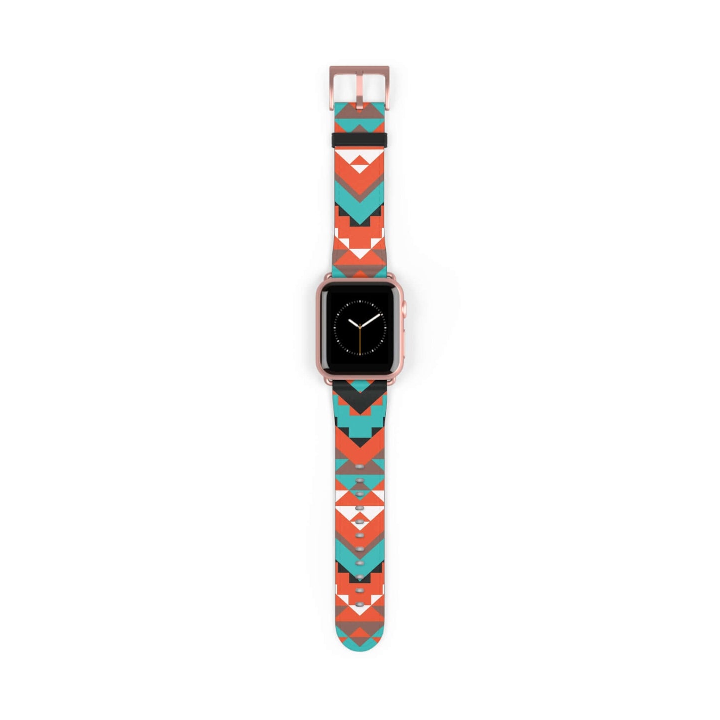 Navajo Pattern Apple Watch BandIntroducing the Navajo Pattern Apple Watch Band! Enjoy the unique design and comfortable fit of this dewcrip band. Show off your style and stand out from the crowd with this one-of-a-kind accessory. Perfect for any fashion-f