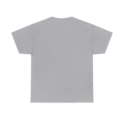 Back view of a New York Art T-Shirt made from sustainable cotton, showcasing a minimalist design perfect for style and comfort.