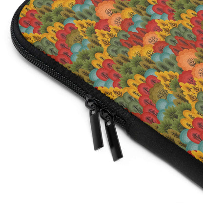 Autumn Forest Laptop SleeveThe Autumn Forest Laptop Sleeve combines style and functionality for the perfect laptop accessory. Its durable material and padded interior provide protection against scratches and bumps, while its beautiful autumn forest design