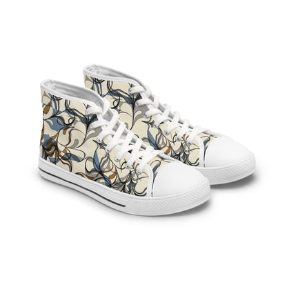 Women's Spring Flower High Top SneakersAdd a touch of elegance to your wardrobe with our Women's Spring Flower High Top Sneakers. These sneakers are the perfect combination of style and comfort, designed to elevate your look while keeping your feet happy.