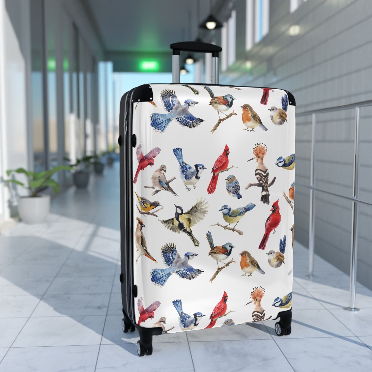 Bird SuitcaseBe the envy of all travellers with the Bird Suitcase. Handcrafted with premium materials, this elegant suitcase is the perfect combination of style and functionality. Its spacious interior and smooth rolling wheels make traveling a breeze. El