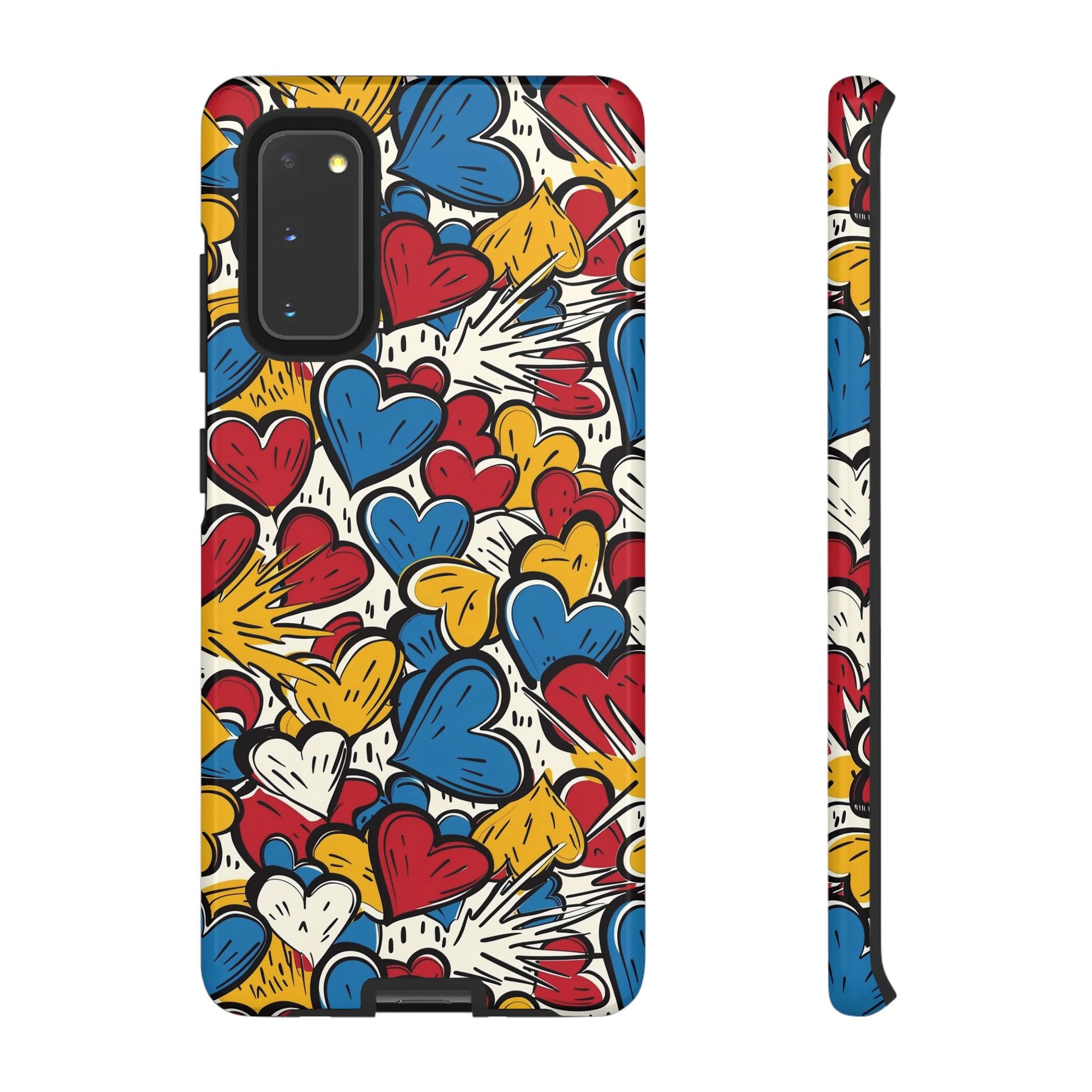 Colorful Heart Phone Case  