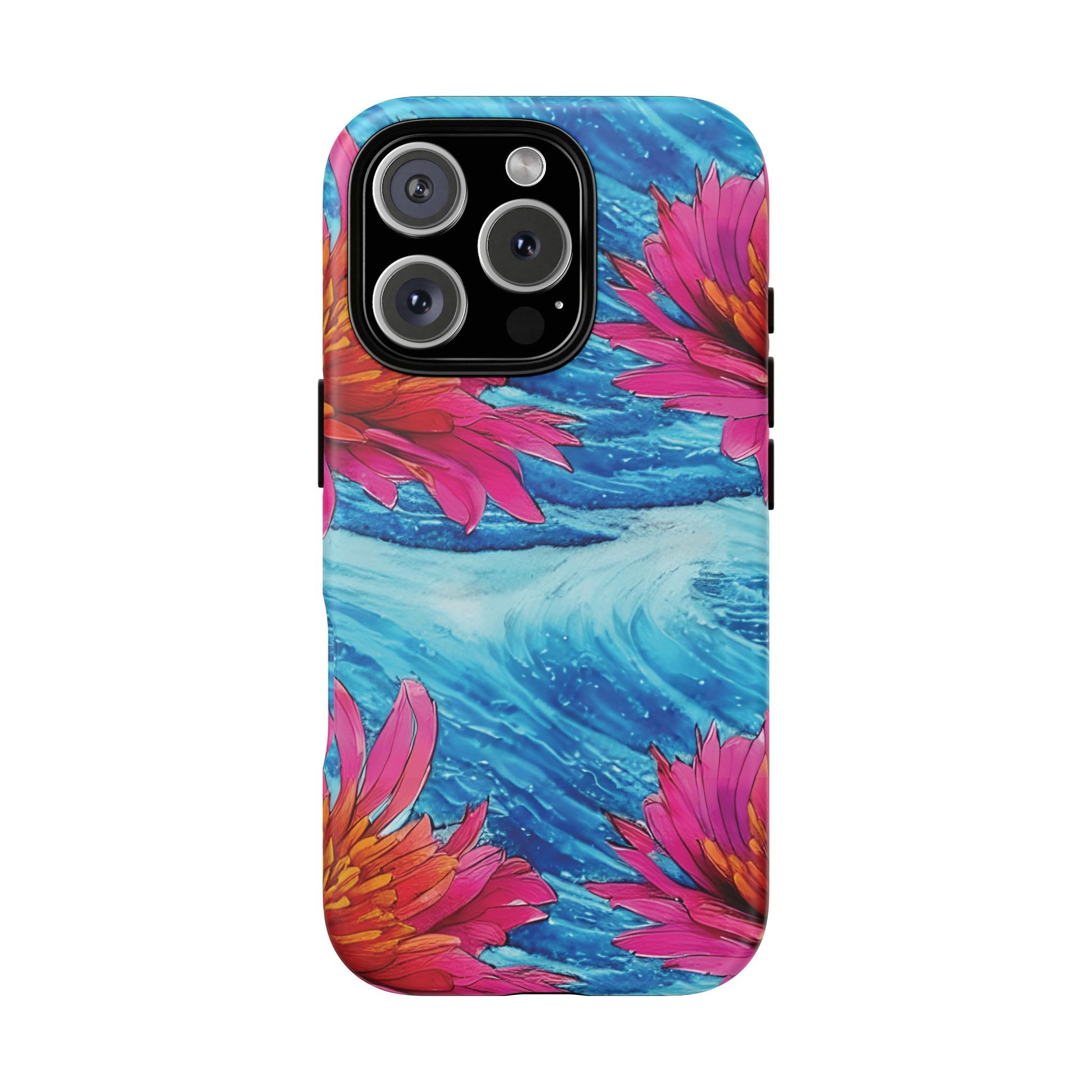 Waves & Flowers Phone Case   0