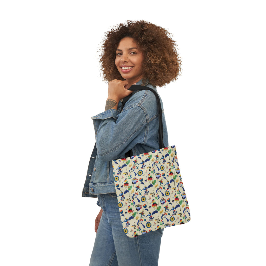 Floral & Birds Tote Bag  