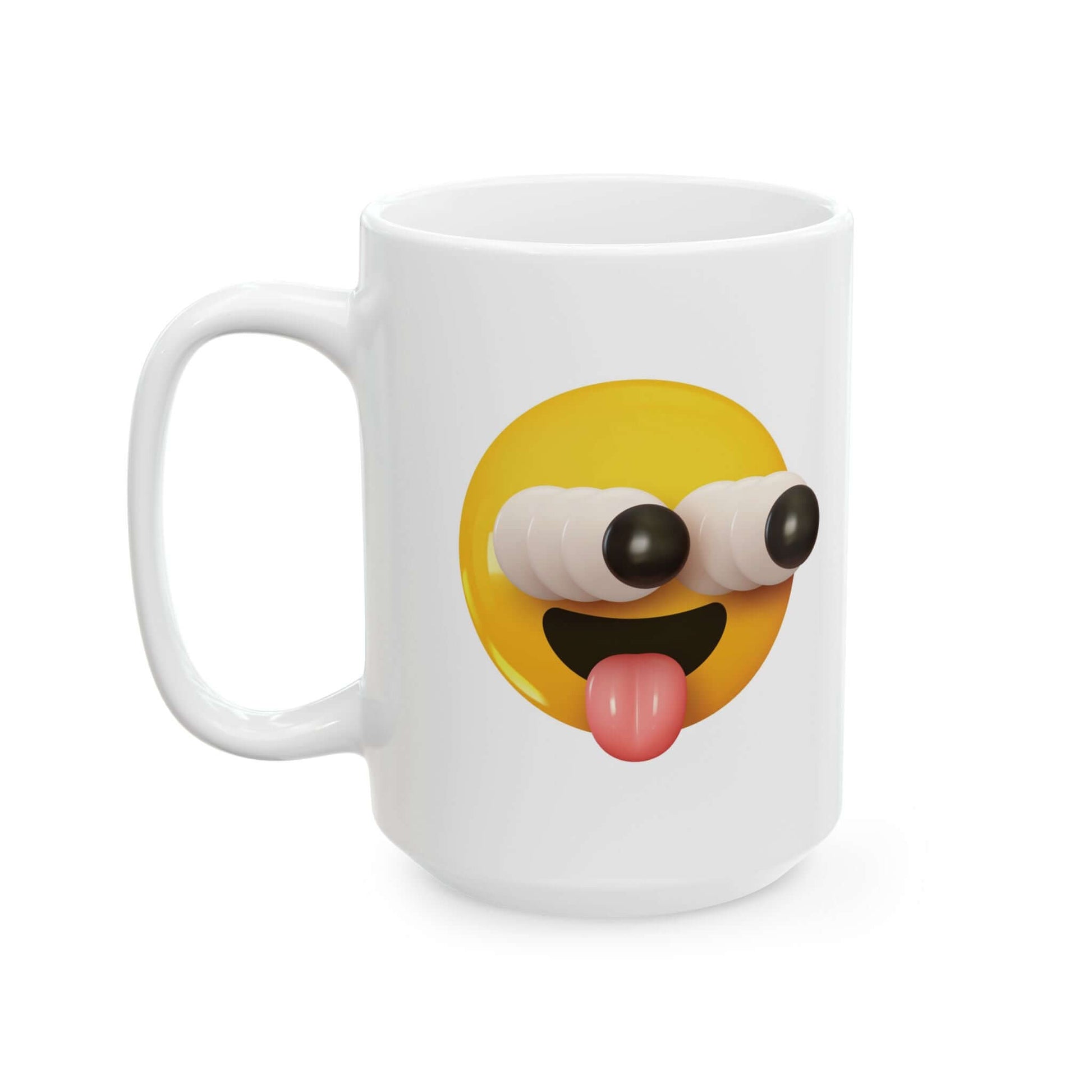 Eyes Popping Out MugGet ready for a cup of coffee that will make your eyes pop out (not literally)! The Eyes Popping Out Mug is a quirky and playful addition to your morning routine. With its unique design, it's sure to bring a smile to your face, making