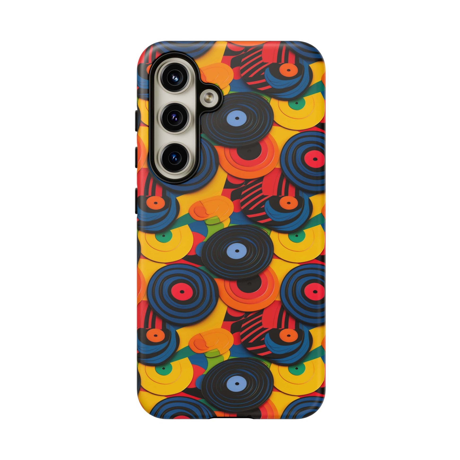 Colourful Vinyl Record Phone Case  