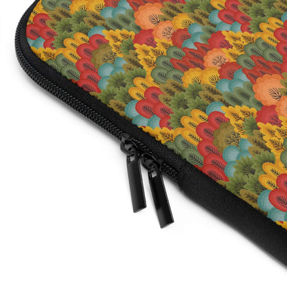 Autumn Forest Laptop SleeveThe Autumn Forest Laptop Sleeve combines style and functionality for the perfect laptop accessory. Its durable material and padded interior provide protection against scratches and bumps, while its beautiful autumn forest design