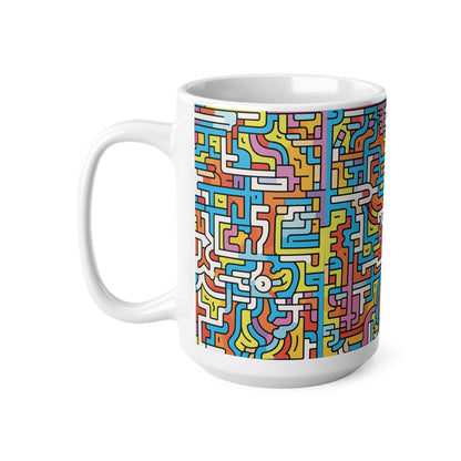 Doodle Maze MugGet lost in the fun with our Doodle Maze Mug! Perfect for those who don't take life too seriously, this quirky mug will have you navigating through a maze of doodles while sipping your favourite beverage. A playful addition to your daily ro