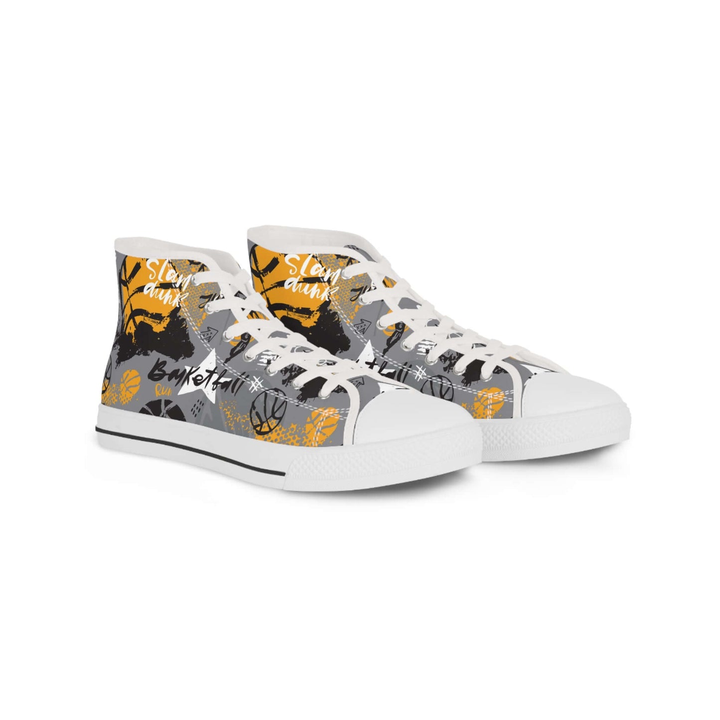 Men's Basketball Style High Top SneakersChannel your inner basketball star with these Men's Basketball Style High Top Sneakers. Made for on-court performance and off-court style, these sneakers offer comfort, support, and a bold design. Perfect for all da