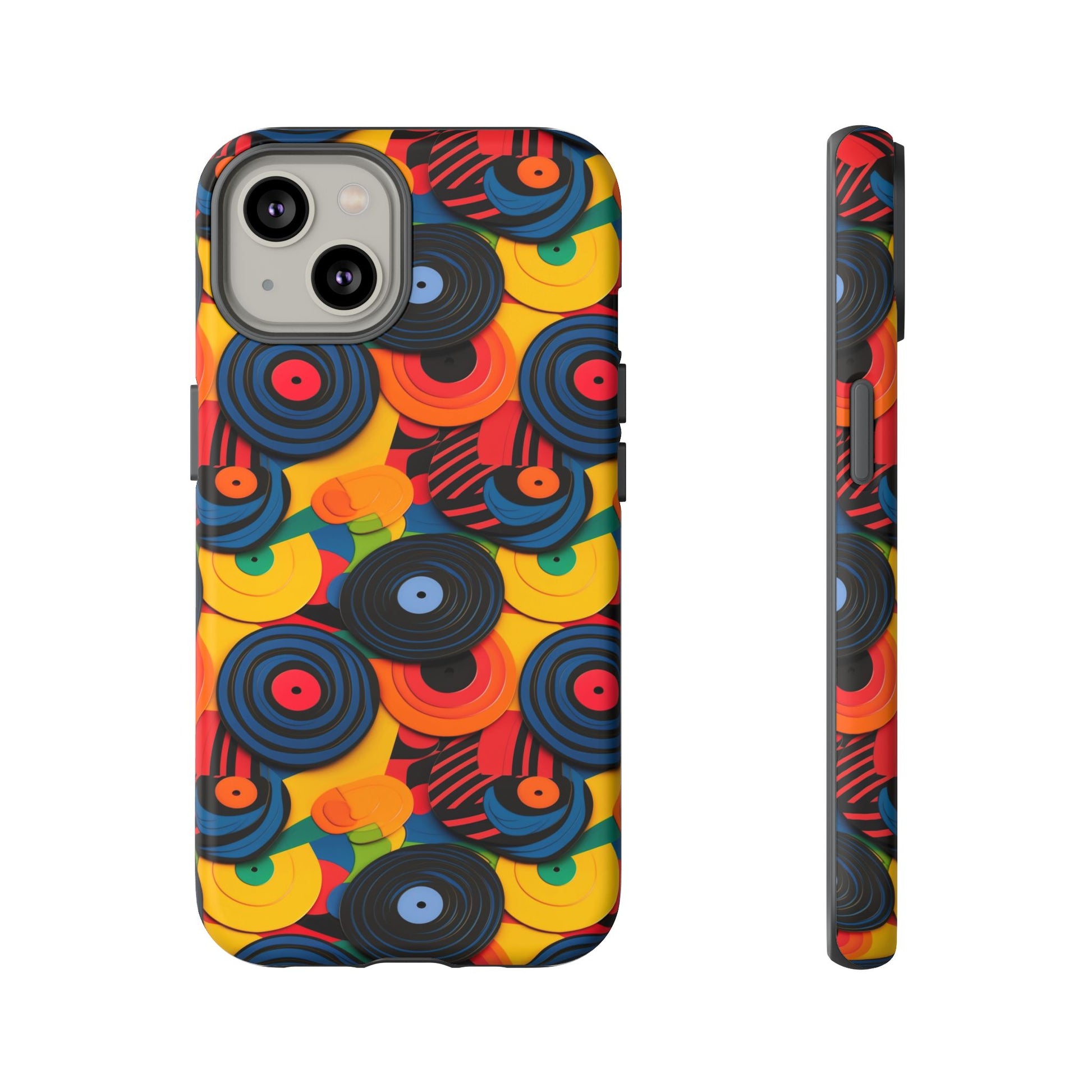 Colourful Vinyl Record Phone Case  