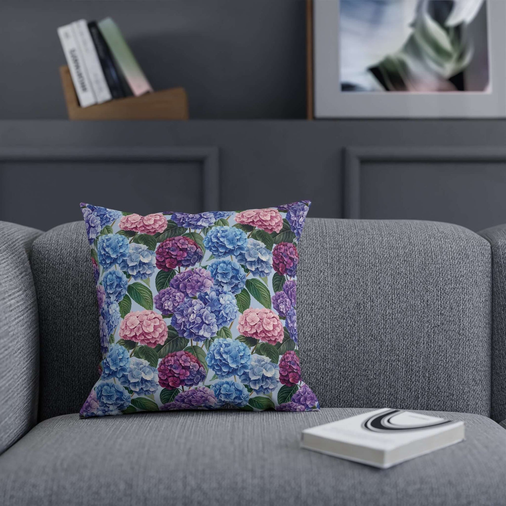 Blue Flower Cushion.