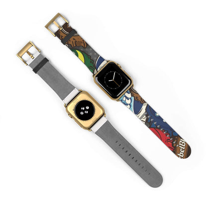 £41.87Bottle Caps Art Apple Watch BandIntroducing the exquisite Bottle Caps Art Apple Watch Band. With a unique dewcrip design, this luxurious band is a true work of art. Elevate your style with this exclusive accessory and make a bold statement. Experien