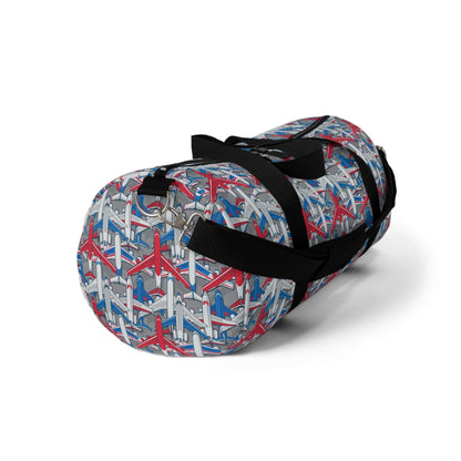 Aeroplanes Duffel BagThis Aeroplanes Duffel Bag is designed for frequent travellers who need a versatile and durable bag. With multiple compartments and a spacious interior, it can store all your essentials while keeping them organized. Its reinforced han