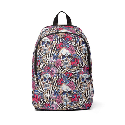 Skulls & Chains BackpackUnleash your inner rebel with our Skulls & Chains Backpack! Featuring a striking design of skulls and chains, this backpack is perfect for those who refuse to conform. With its spacious compartments and sturdy straps, it's both sty