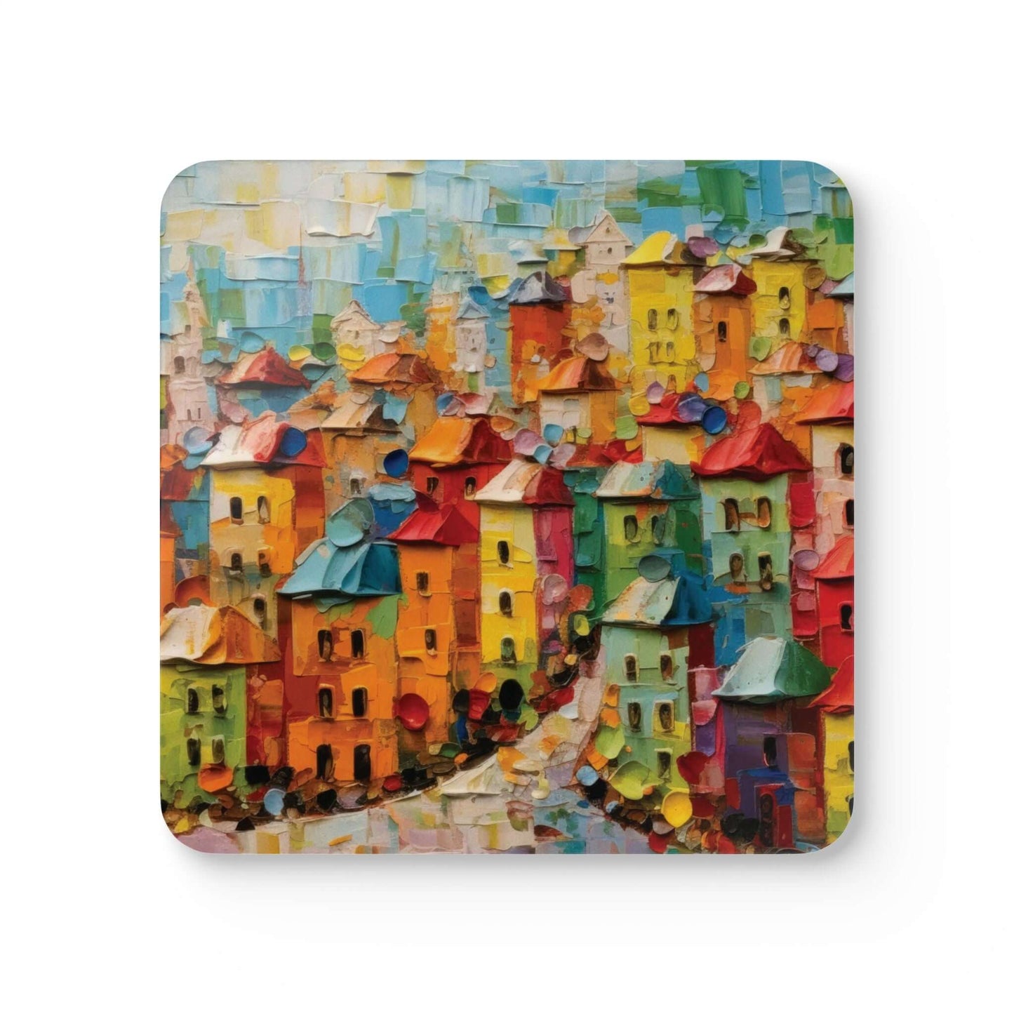 Watercolour City Coaster SetCraft beautiful landscapes at home or on the go with our Watercolour City Coaster Set. These high-quality coasters feature stunning cityscapes, perfect for adding a touch of art to your daily routine. With durable materials and