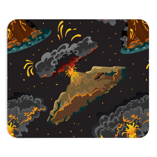 Volcanoes Mouse PadGet ready to erupt with productivity with our Volcanoes Mouse Pad! This unique and playful mouse pad features a vivid description of a fiery volcanic explosion, bringing life and excitement to your desk. Say goodbye to boring work days