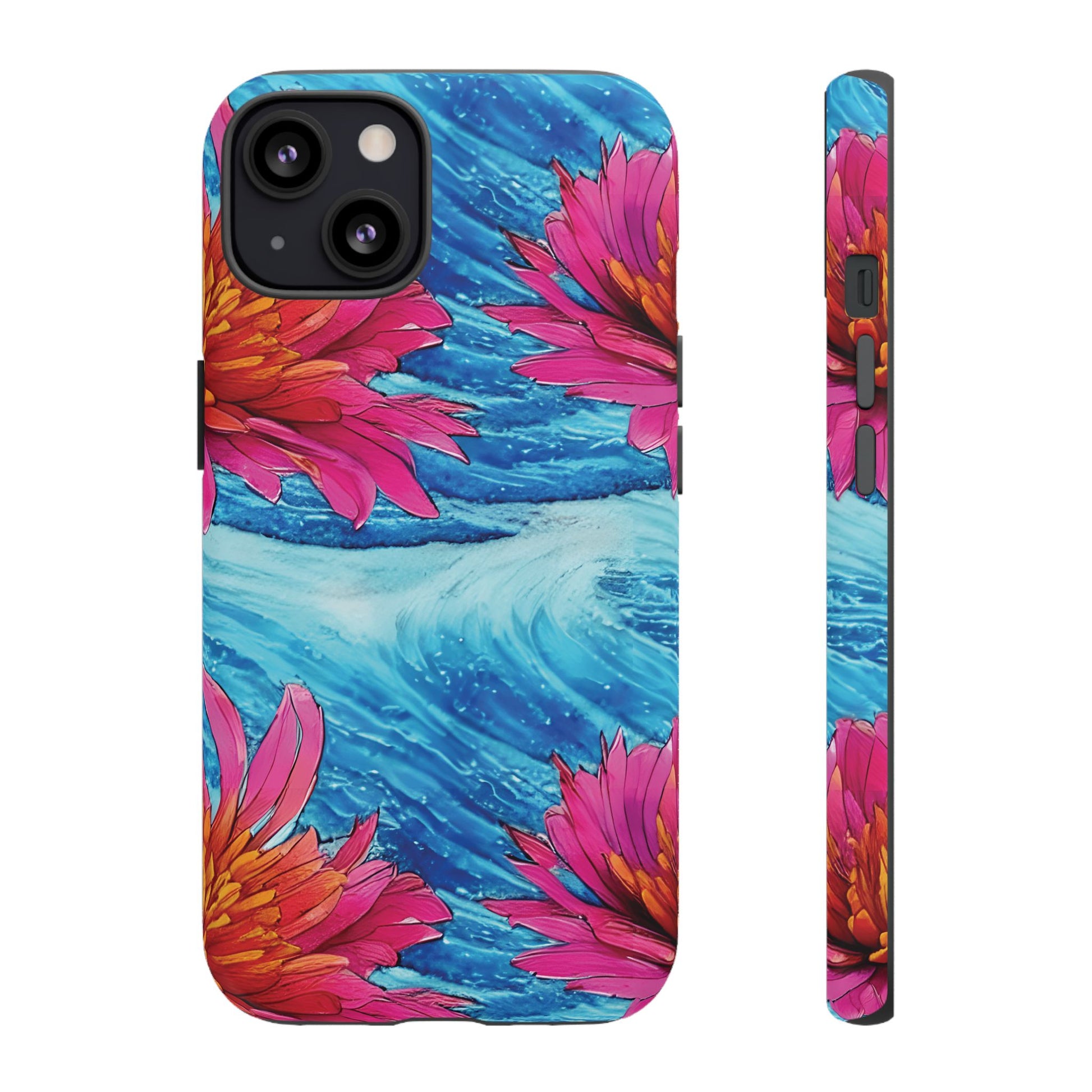 Waves & Flowers Phone Case   0