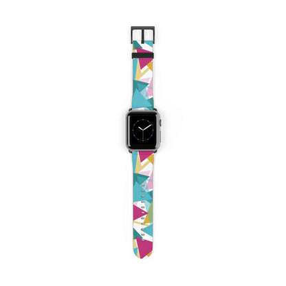 Triangles Apple Watch BandTired of settling for plain, boring watch bands? Experience the ultimate in luxury and style with our Triangles Apple Watch Band. Inspired by the world of art and literature, our band boasts an exclusive design and is made with p