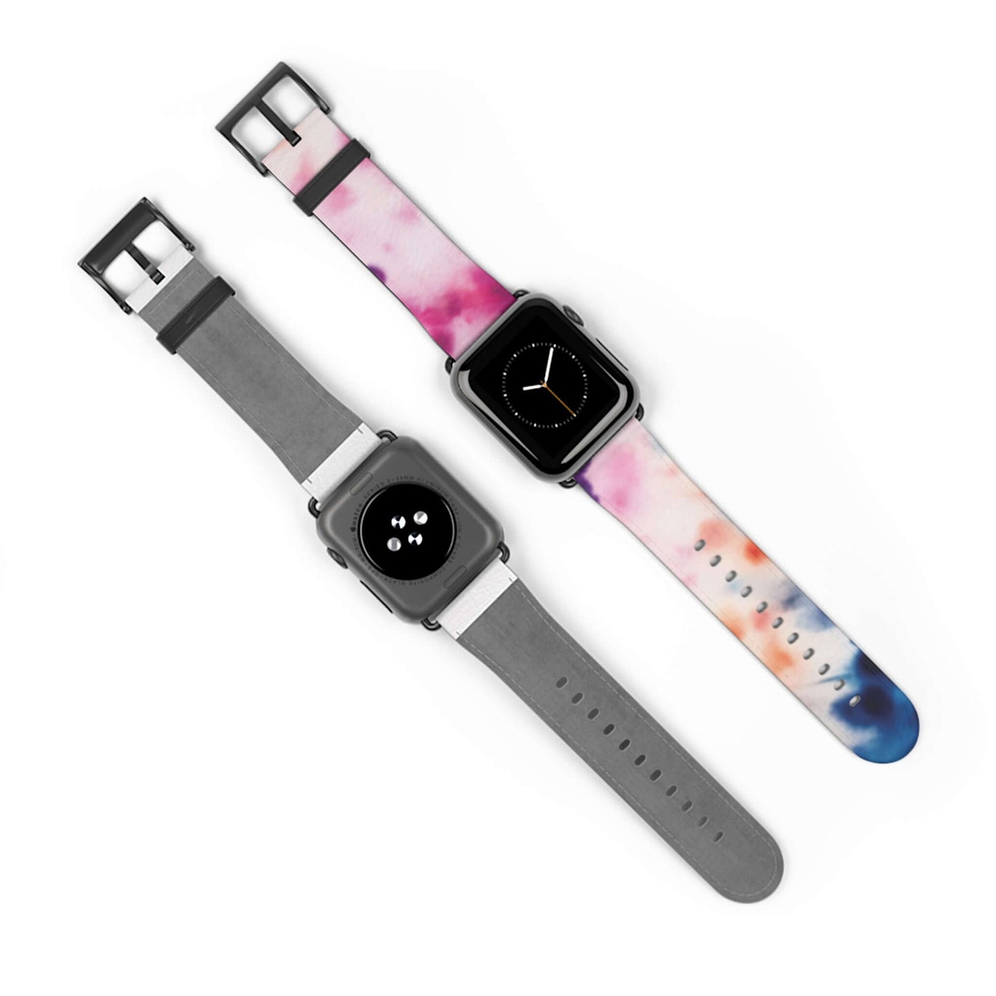 Multicolour Dye Apple Watch BandThis Multicolour Dye Apple Watch Band is designed to add a touch of vibrant color to your Apple Watch. Made with high-quality, fade-resistant materials, it is both stylish and durable. Perfect for any occasion, this band is