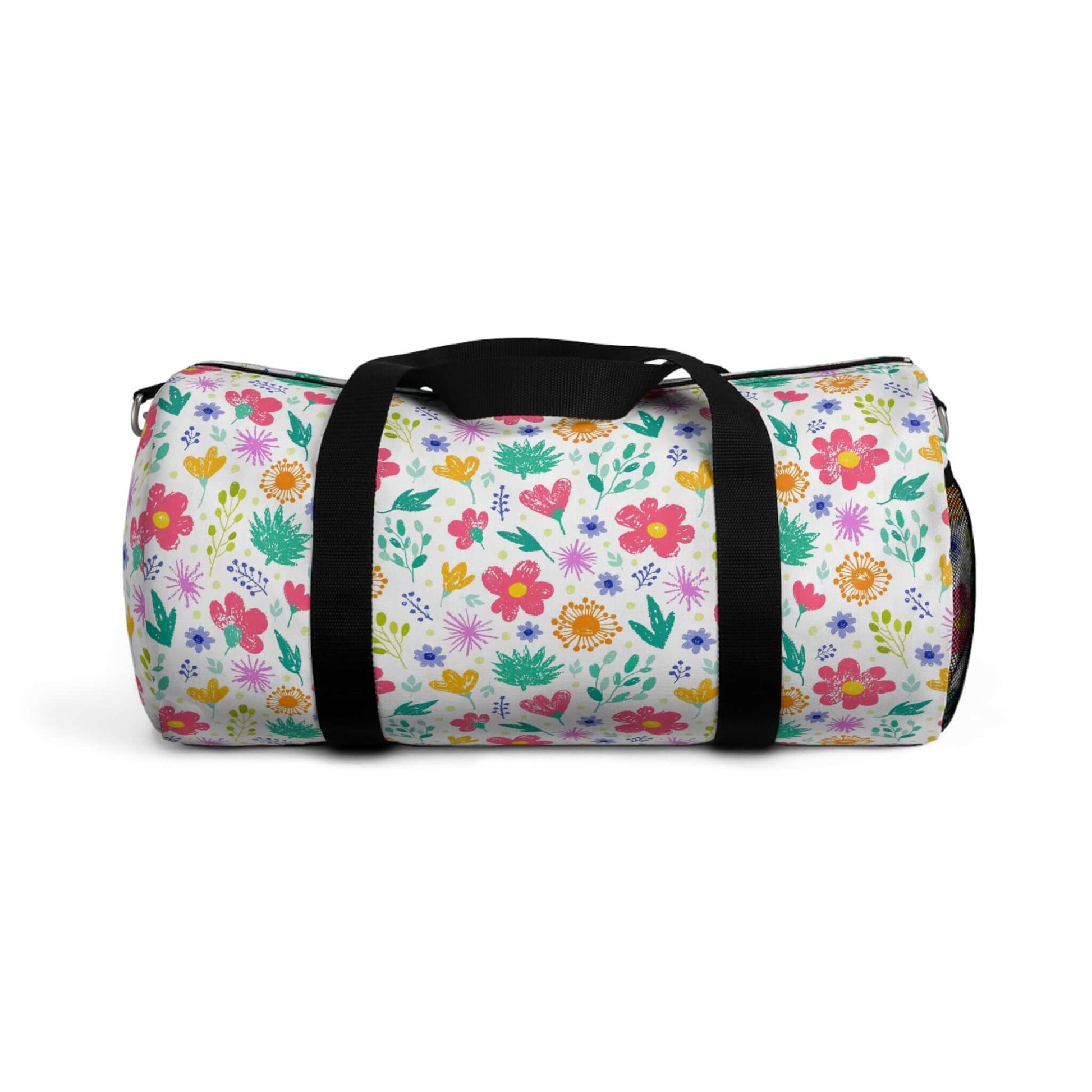 £73.00Flower Style Duffel BagThe Flower Style Duffel Bag combines functionality and style, making it the perfect accessory for any traveler. With its spacious interior and durable construction, this bag can hold all your essentials while keeping them safe