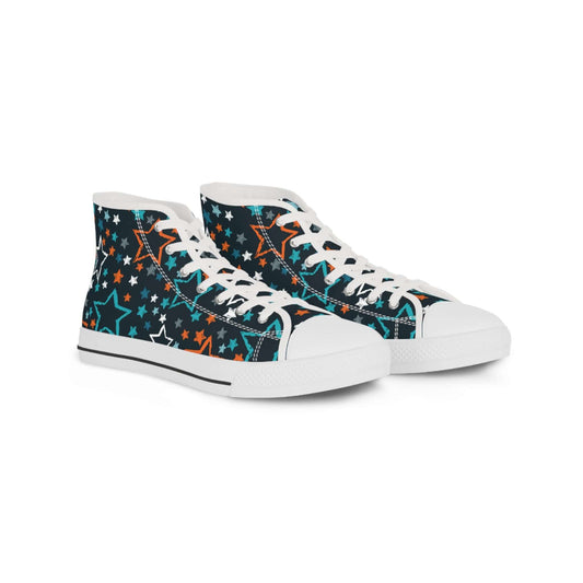 Men's Urban Stars High Top SneakersElevate your style game with these Men's Urban Stars High Top Sneakers! These shoes feature a unique design that will make you stand out from the crowd. With comfortable and supportive high tops, you'll feel confident an