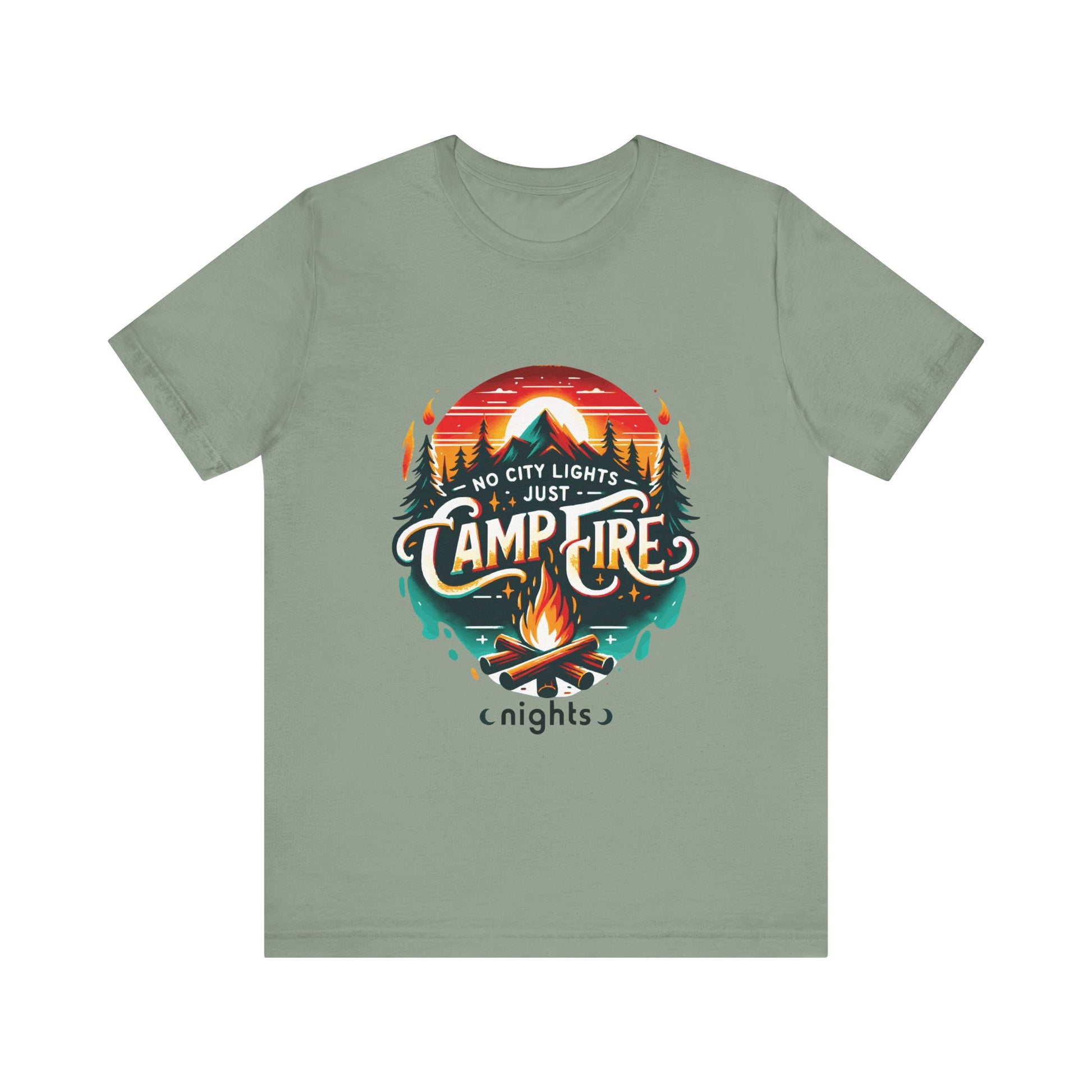 Retro Campfire Nights Unisex Tee  