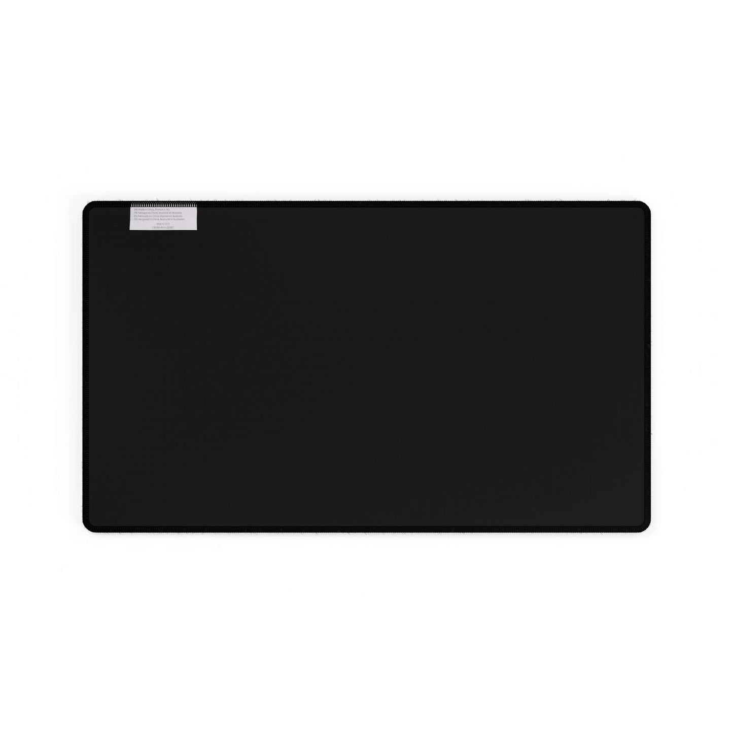 Black eco-friendly durable desk mat with a non-slip base, perfect for organizing spaces and protecting surfaces from scratches.