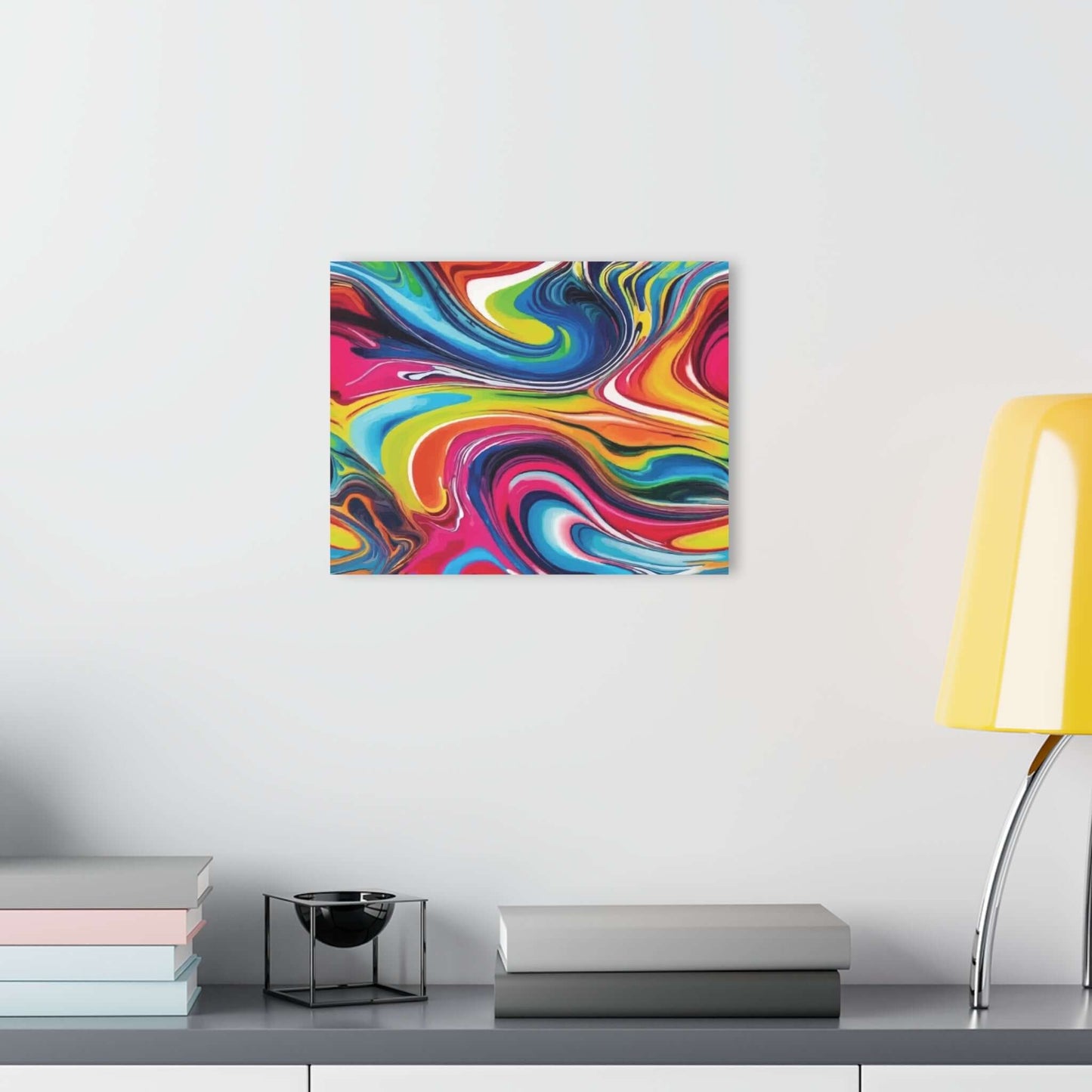 Liquid Spiral Acrylic PrintExperience the breath-taking beauty of art with our Liquid Spiral Acrylic Print. This unique piece boasts a vibrant and dynamic display, perfect for adding a touch of elegance to any room. The high-quality acrylic material showc