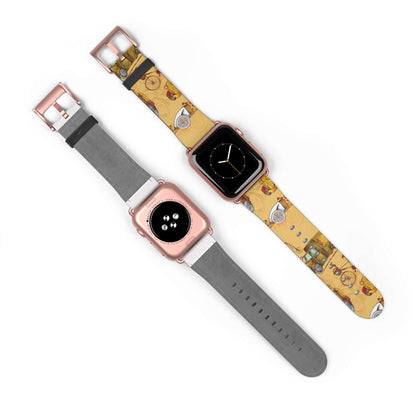 Vintage Transport Apple Watch BandMake a stylish statement with our Vintage Transport Apple Watch Band. Crafted from high-quality materials, this band features a unique and elegant transport design that will elevate your look. Perfect for the fashion-forw