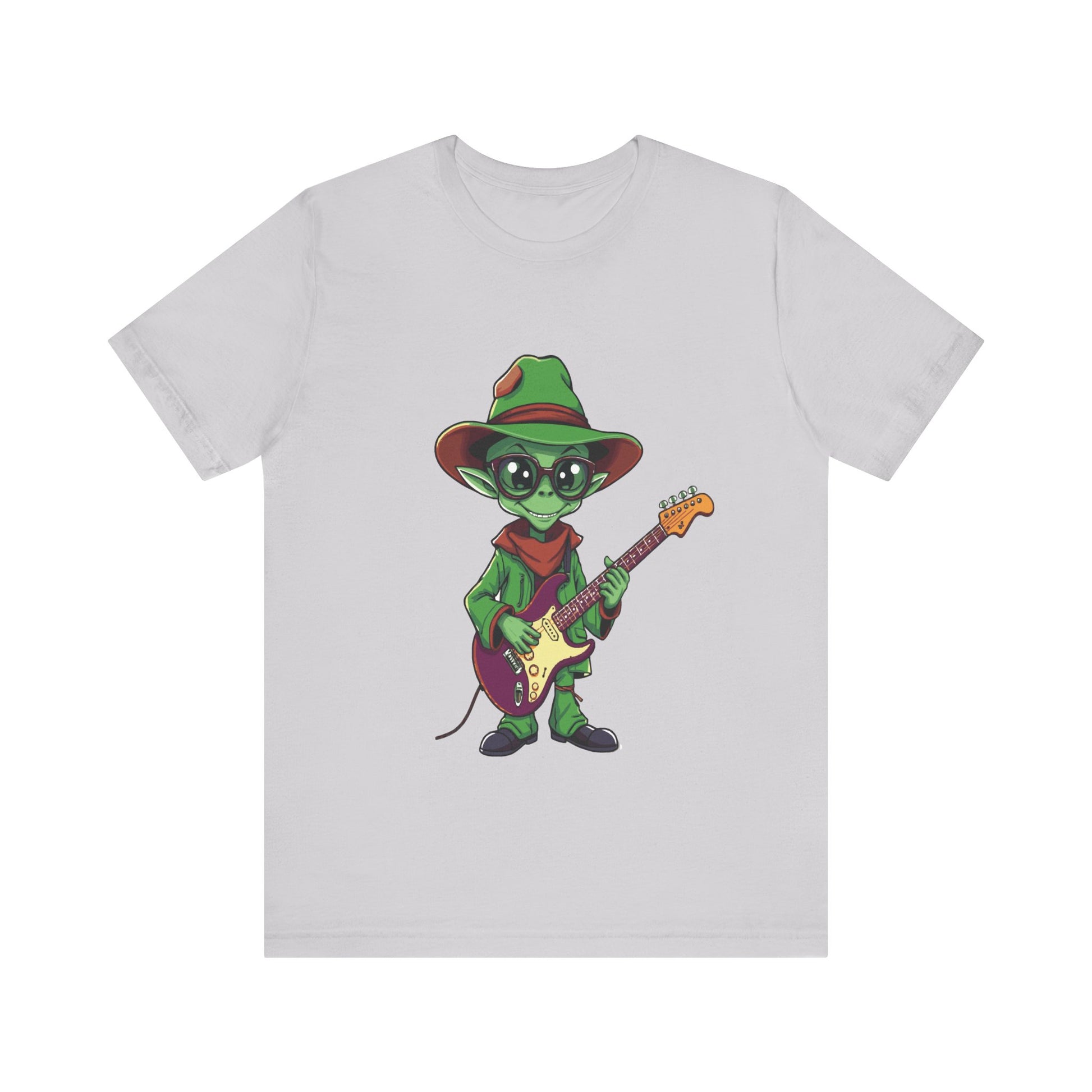 Cool Alien Musician Unisex Tee  