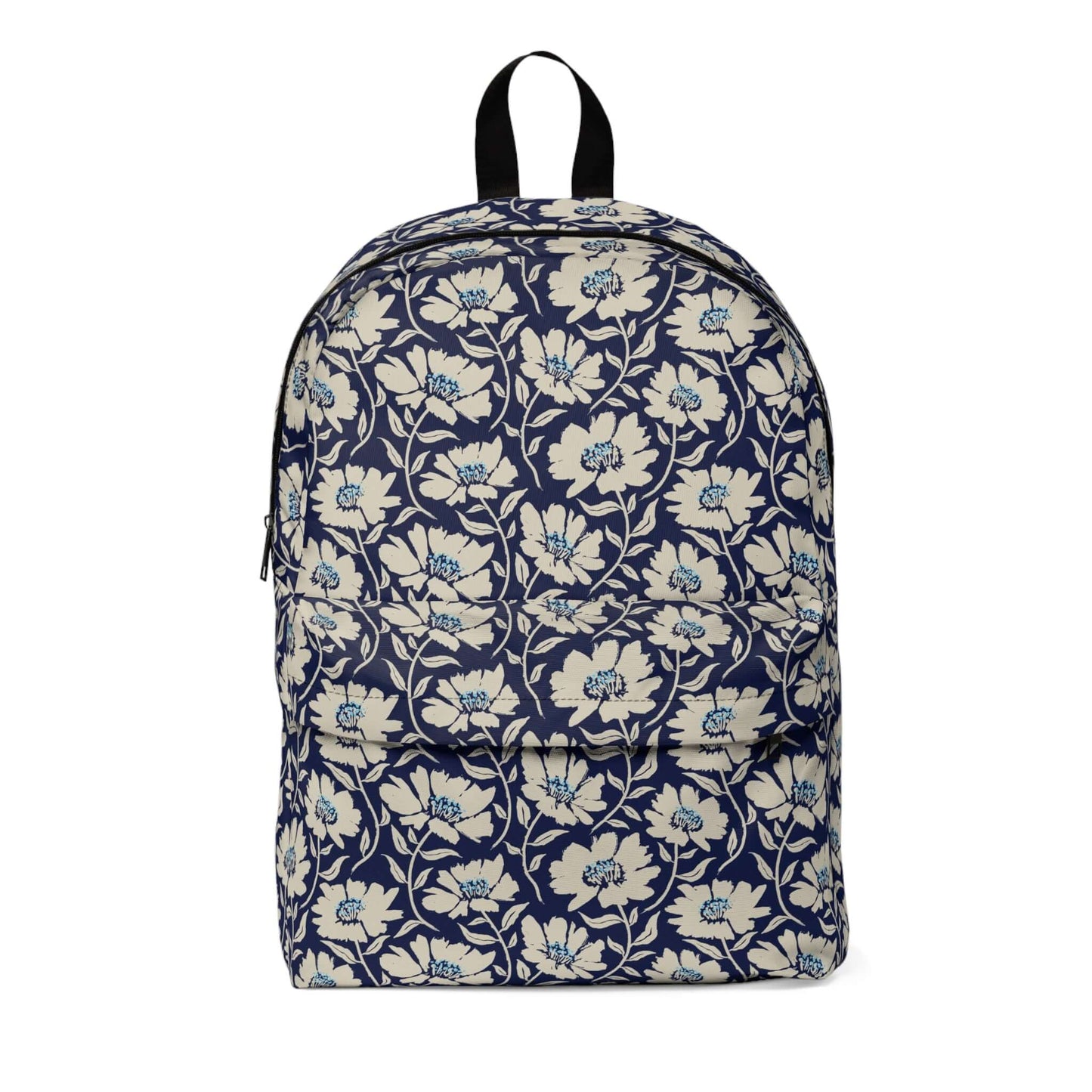 Blue Flowers BackpackThe Blue Flowers Backpack is expertly designed with durable fabric and spacious compartments, making it the ideal accessory for any outdoor adventure. Its stylish blue floral pattern adds a touch of elegance, while its comfortable str