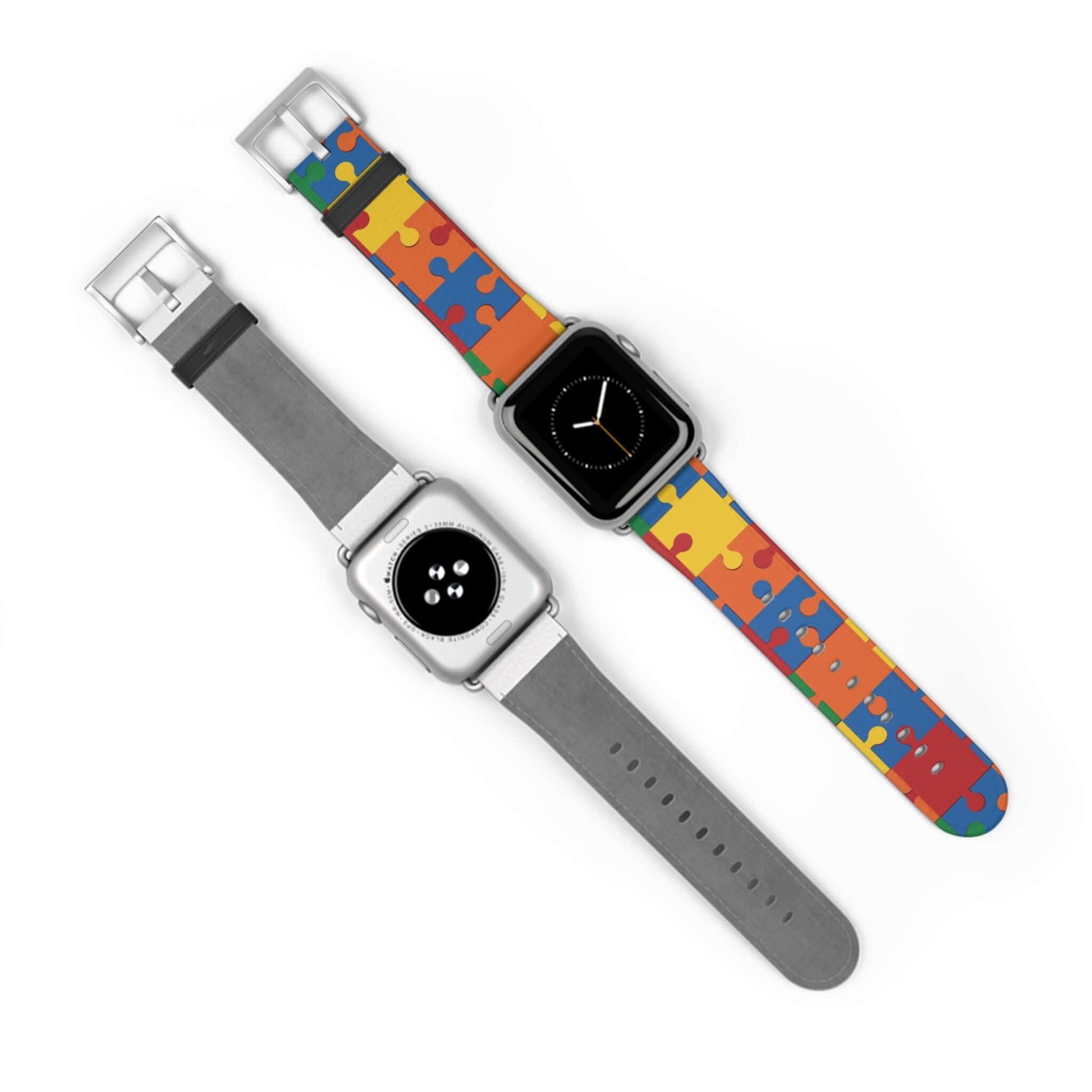 £41.87Jigsaw Puzzle Apple Watch BandTransform your Apple Watch into a playful accessory with our Jigsaw Puzzle band! Easy to install and remove, this band adds a unique twist to your style while providing a secure fit. Perfect for puzzle lovers who don't