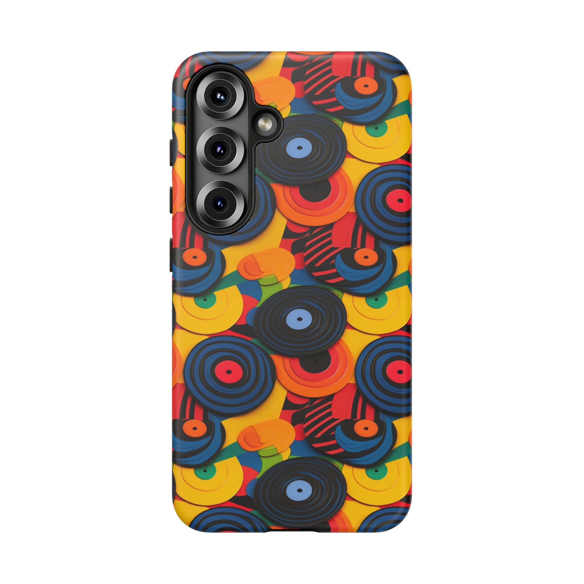 Colourful Vinyl Record Phone Case  