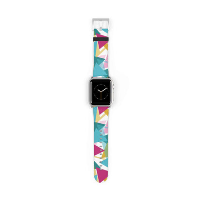 Triangles Apple Watch BandTired of settling for plain, boring watch bands? Experience the ultimate in luxury and style with our Triangles Apple Watch Band. Inspired by the world of art and literature, our band boasts an exclusive design and is made with p