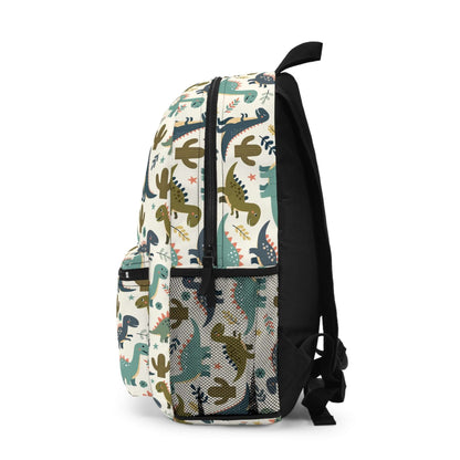 Dinosaur BackpackConquer the wild with our Dinosaur Backpack! Sturdy and durable with plenty of space for all your gear. Perfect for adventurous explorers and their trusty companions. Prepare for a journey filled with excitement and unforgettable memories