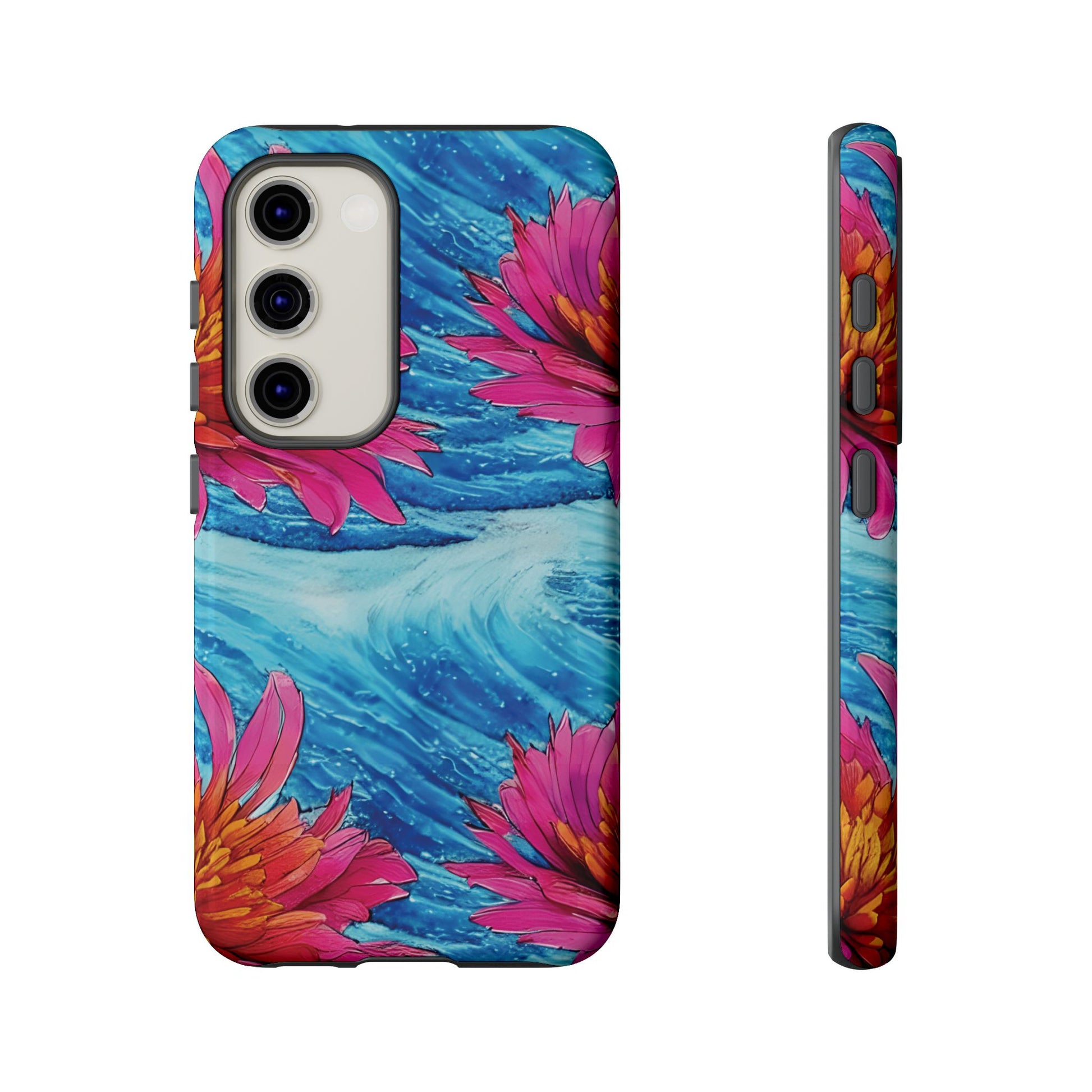 Waves & Flowers Phone Case   0