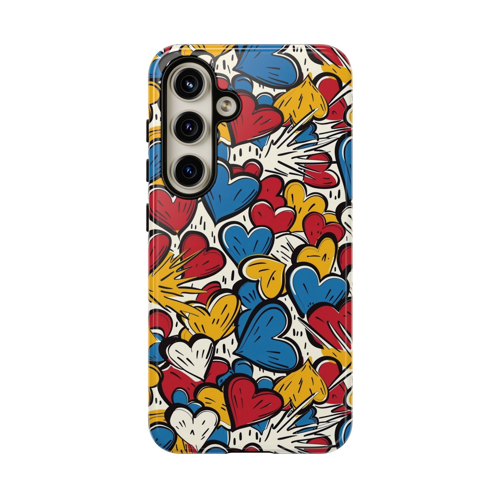 Colorful Heart Phone Case  
