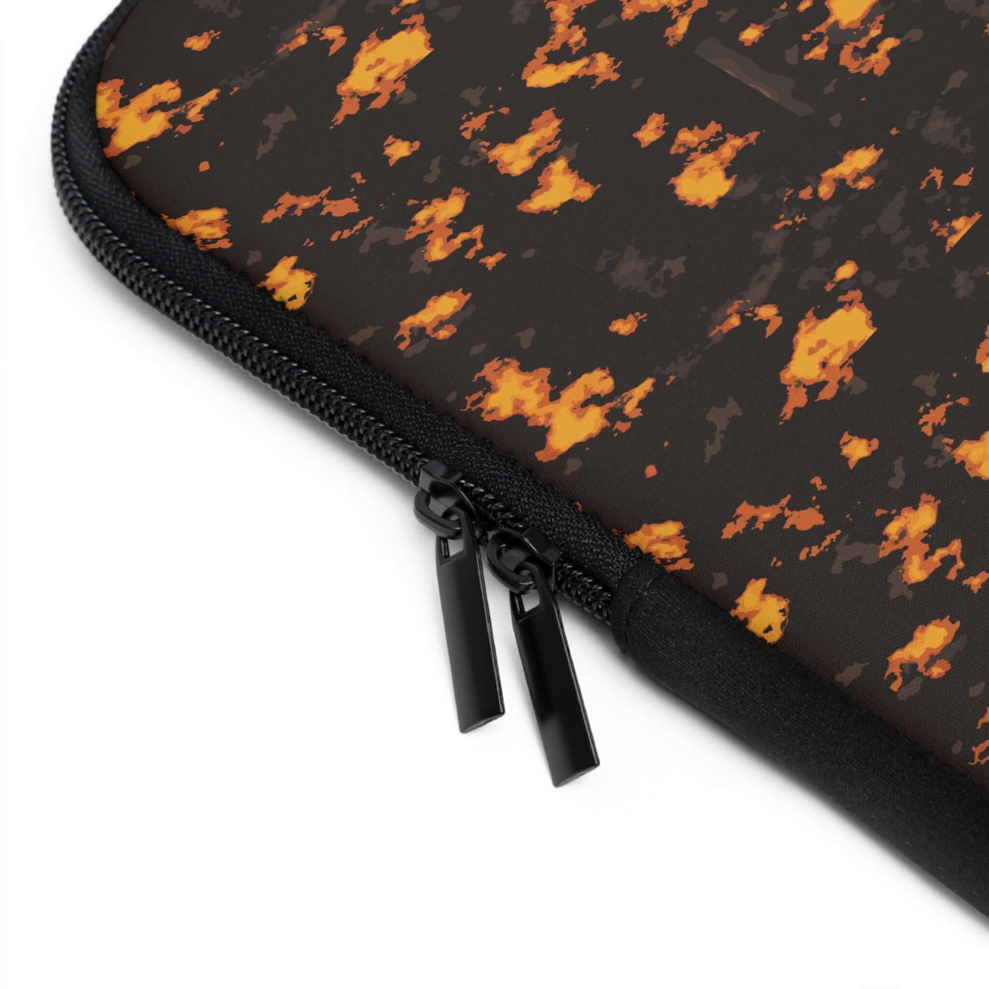 Molten Lava Laptop SleeveTake on any adventure with the Molten Lava Laptop Sleeve! Protect your laptop with its durable design while standing out with its bold style. Perfect for risk-takers who want to add some fiery excitement to their everyday routine.