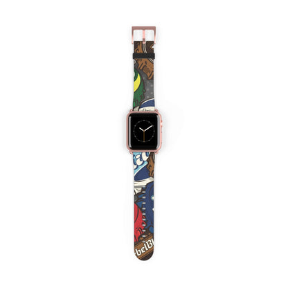 £41.87Bottle Caps Art Apple Watch BandIntroducing the exquisite Bottle Caps Art Apple Watch Band. With a unique dewcrip design, this luxurious band is a true work of art. Elevate your style with this exclusive accessory and make a bold statement. Experien