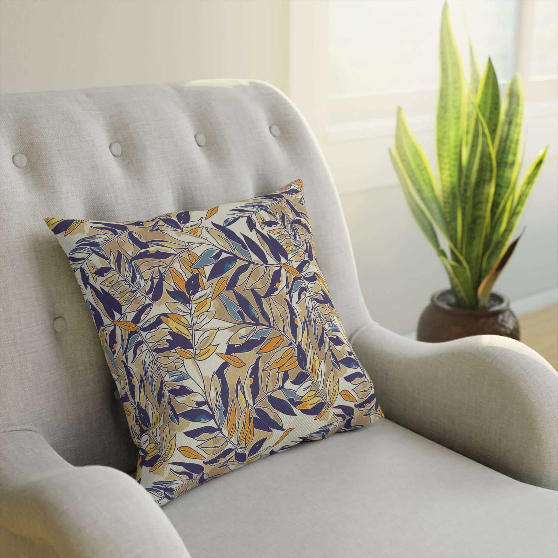 Multicolour Leaf CushionEnhance your living space with the Multicolour Leaf Cushion. This beautiful cushion features a vibrant leaf design that adds a touch of nature to any room. Made with high-quality materials, it offers comfort and durability. Enjoy t