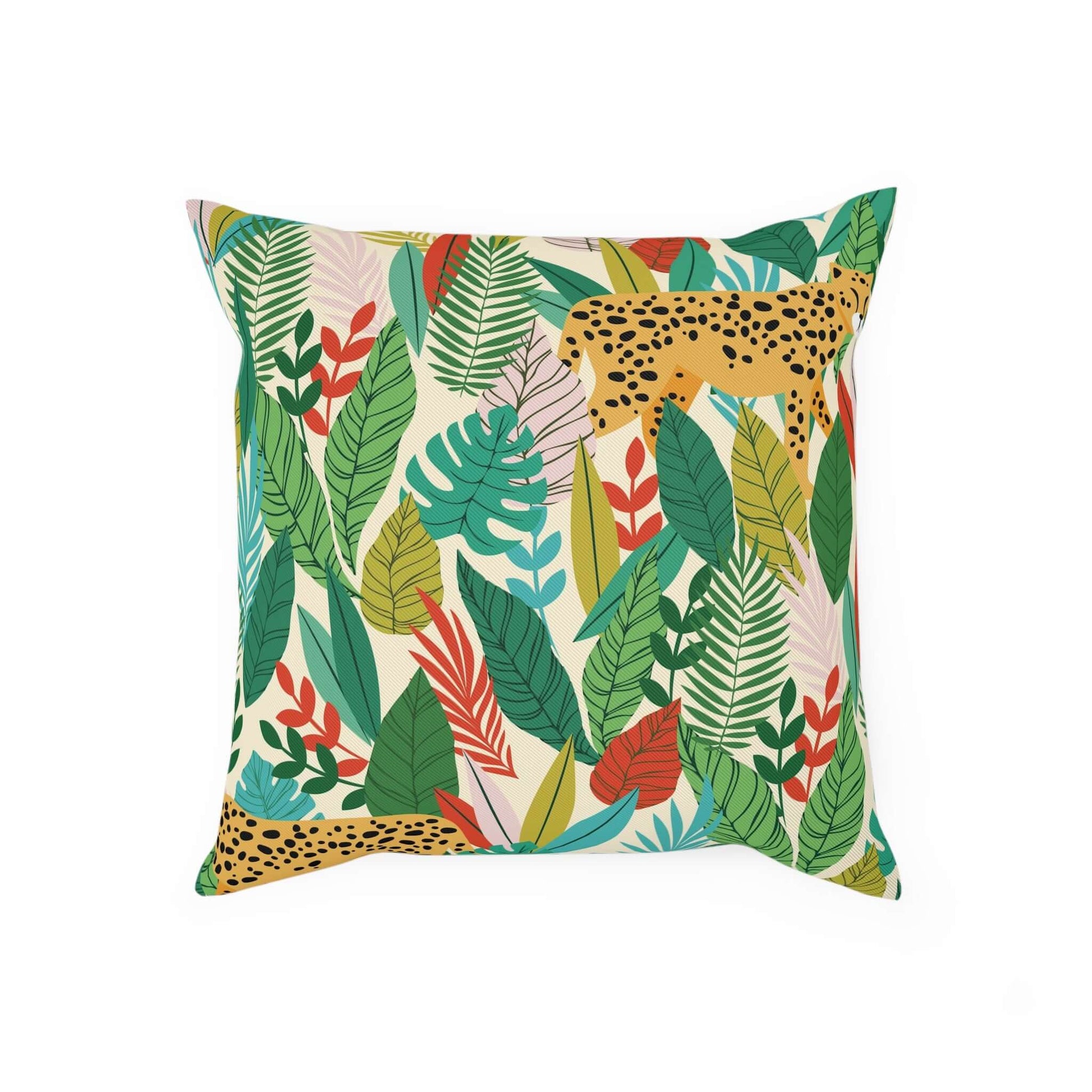 Colourful Leaves CushionIntroducing our latest addition to our luxurious home decor collection: the Colourful Leaves Cushion. Its delicate decri design showcases stunning, vibrant hues that will elevate any room. Embrace elegance and sophistication with t