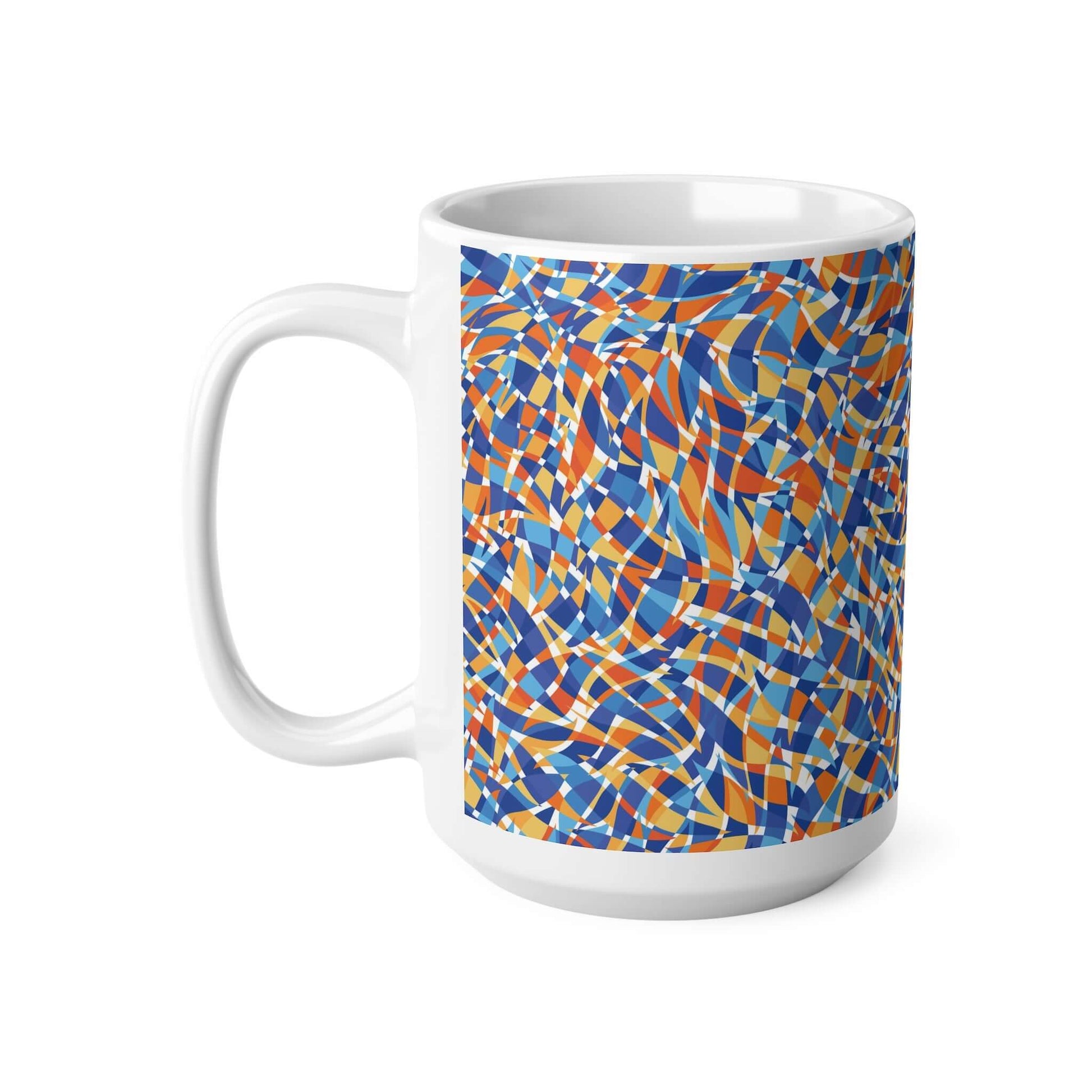 Stained Glass MugIntroducing our sophisticated Stained Glass Mug, crafted with intricate glass detailing and a luxurious finish. Sip your favorite beverage in style and elevate your daily routine with this elegant and tasteful addition to your collection.