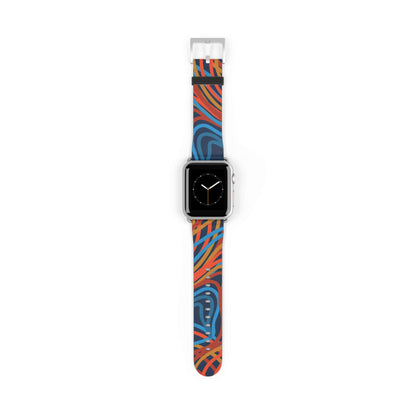 Futuristic Art Apple Watch BandIntroducing the Futuristic Art Apple Watch Band - a masterful fusion of technology and art. Created for the sophisticated and exclusive, this band features a modern design that will elevate your style. With its sleek and fut