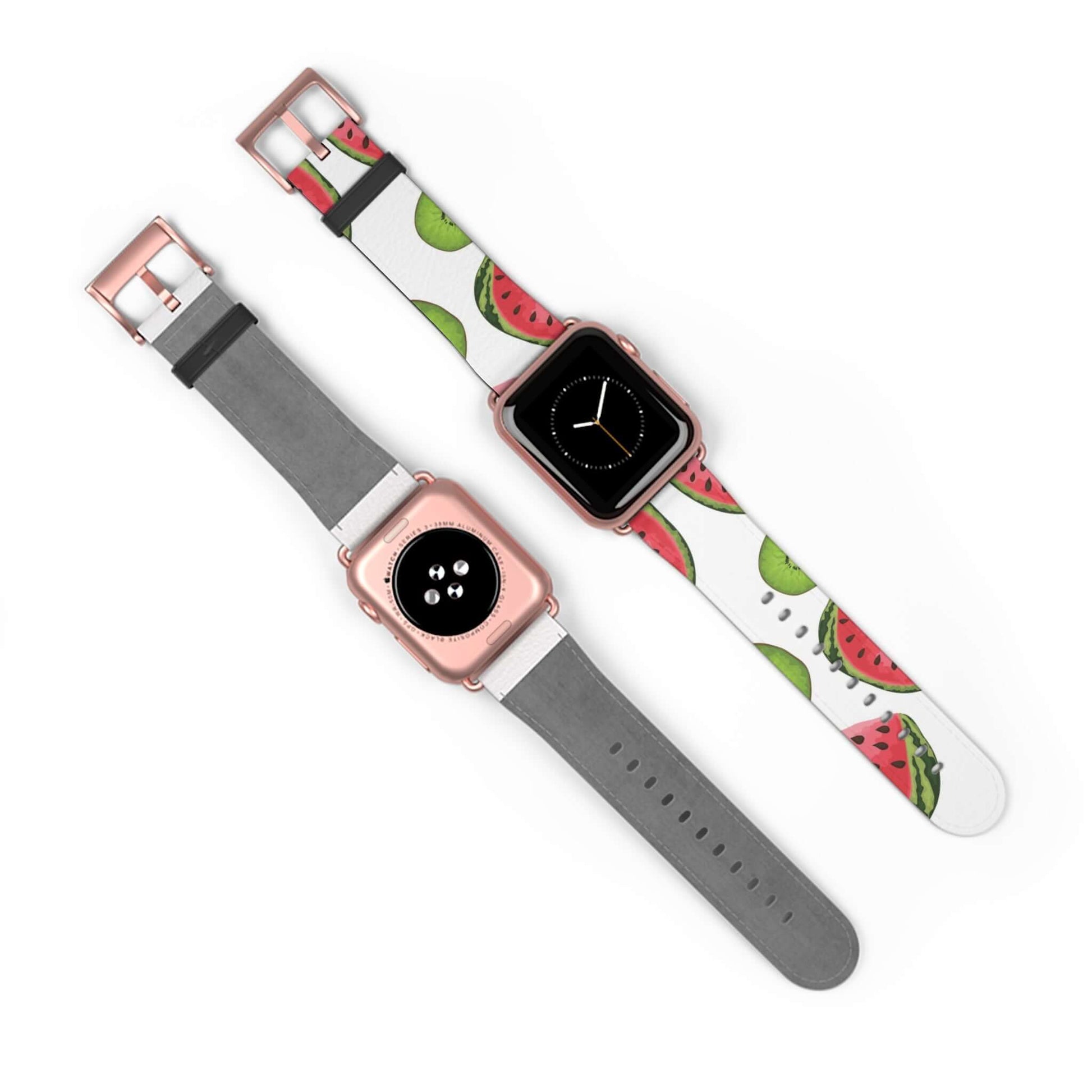 £41.87Kiwi Fruit & Watermelon Apple Watch BandIntroducing a touch of luxury to your Apple Watch with our Kiwi Fruit & Watermelon band. Made with premium materials, this band adds a touch of sophistication to your everyday style. Upgrade your look and expe