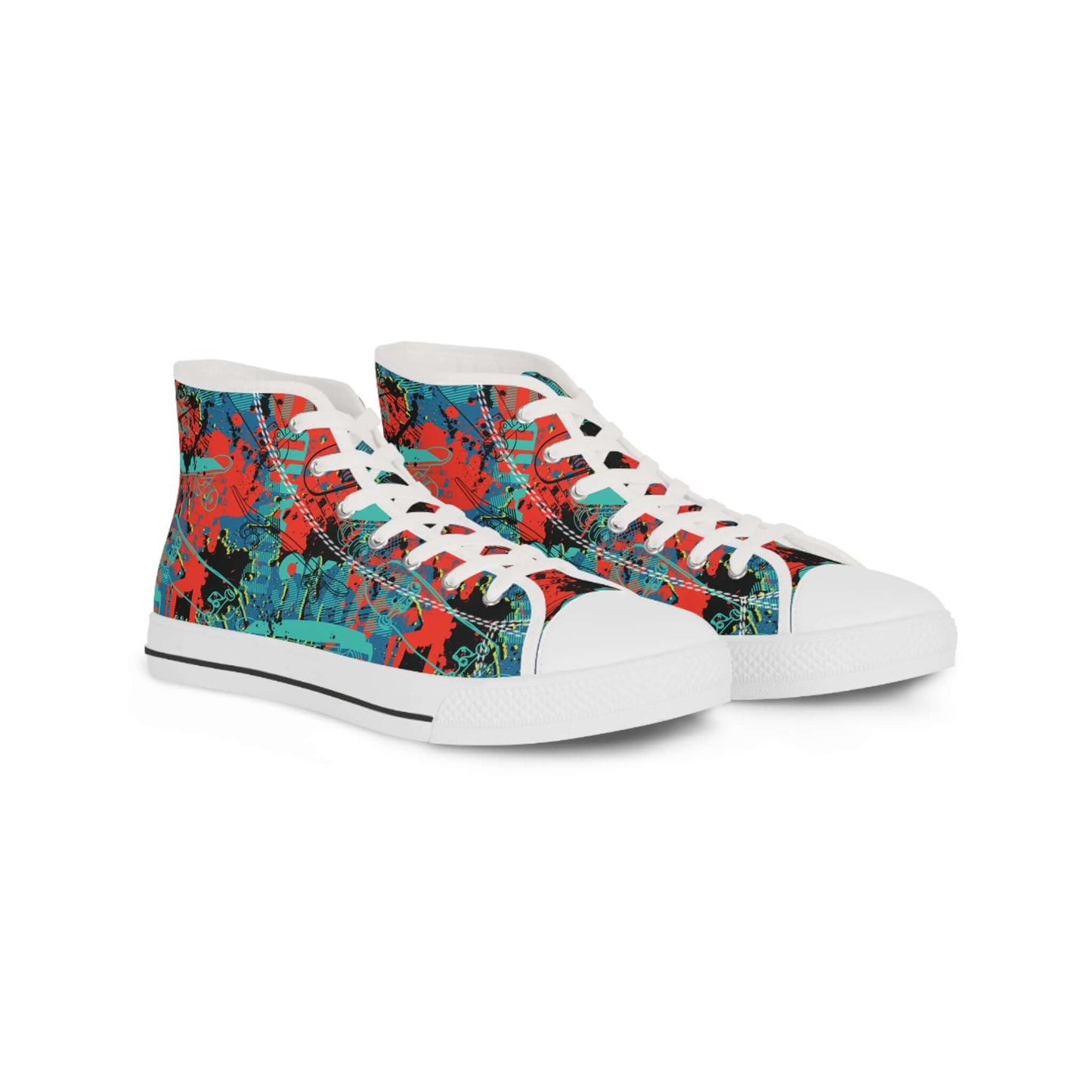 Men's Skate High Top SneakersLace up and hit the streets with these Men's Skate High Top Sneakers. Made for the fashion-forward skater, these sneakers offer style, comfort, and durability. With a high-top design and sturdy construction, these kicks will t