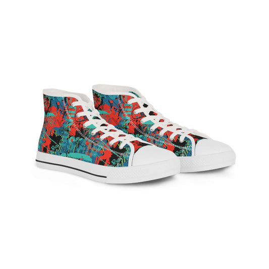 Men's Skate High Top SneakersLace up and hit the streets with these Men's Skate High Top Sneakers. Made for the fashion-forward skater, these sneakers offer style, comfort, and durability. With a high-top design and sturdy construction, these kicks will t